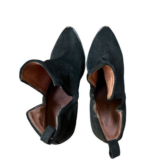 Jeffrey Campbell Cromwell Ankle Boot Pointed Women’s Size 8.5 Black Leather - Picture 5 of 9